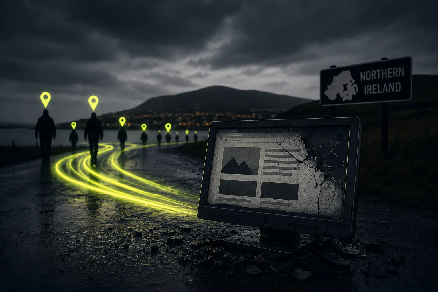 Illustration of Northern Ireland business websites